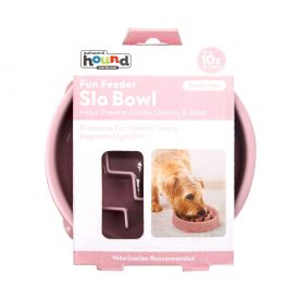 Outward Hound Fun Feeder Slo-bowl Wave Pink